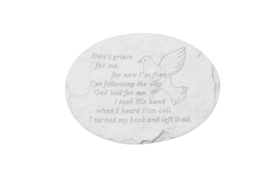 Dont Grieve Memorial Stone